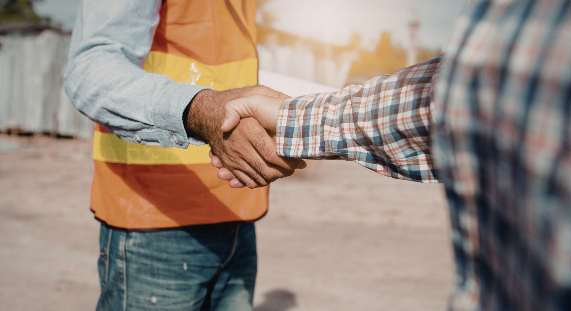 Contractors Shaking Hands